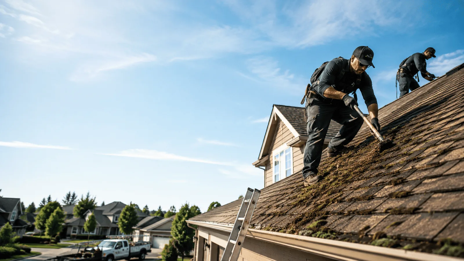 Roof Moss Removal in West Van Lear, KY near me